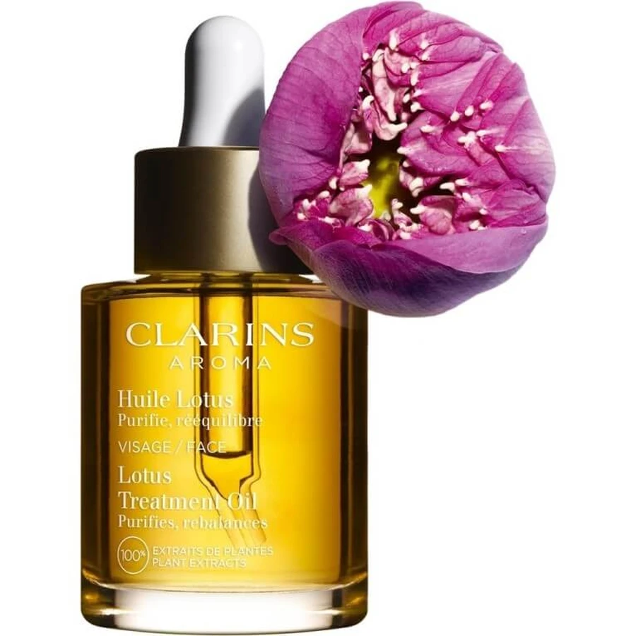 ACEITE DE LOTO DE CLARINS: PURIFICA Y RECUPERA EL EQUILIBRIO, 30 ML