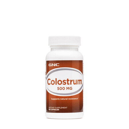 Gnc Colostrum 500 Mg, 60 Cps