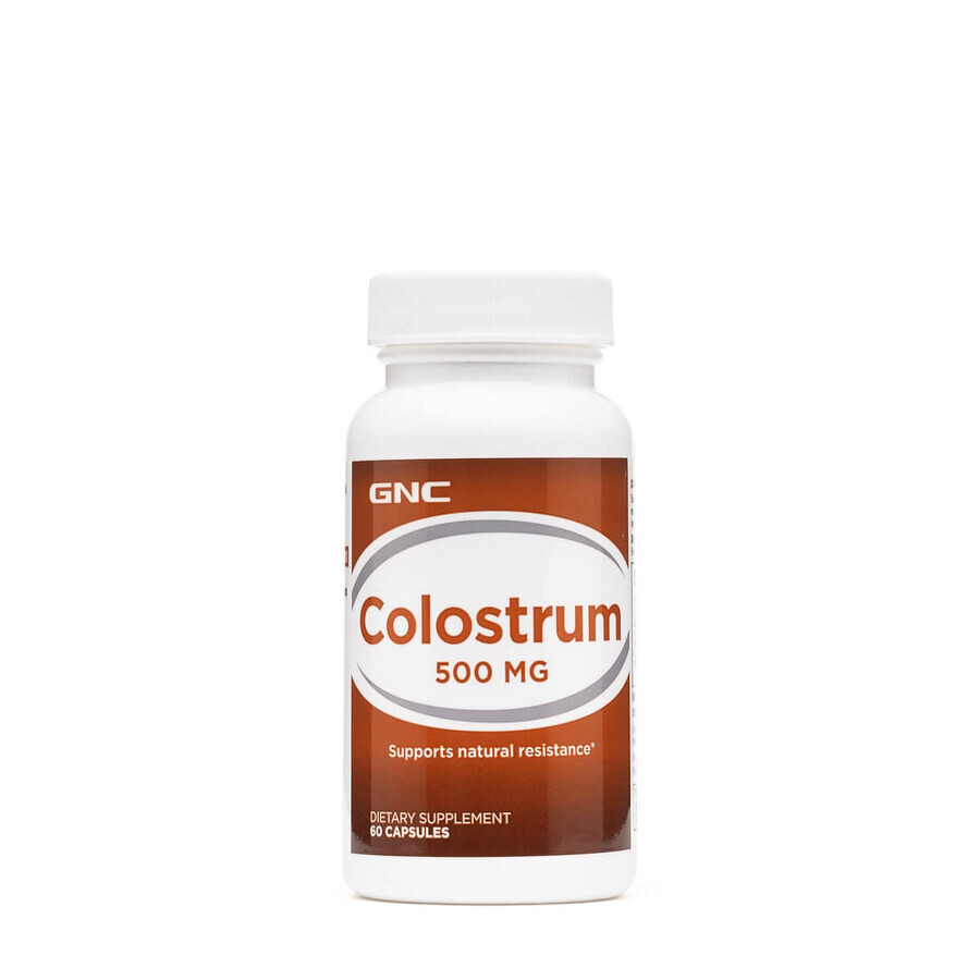 Gnc Colostrum 500 Mg, 60 Cps