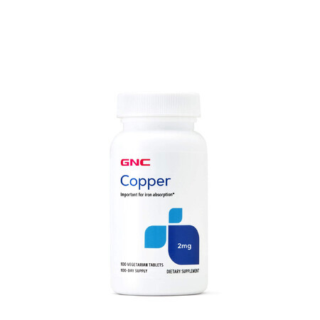 Gnc Rame 2 Mg, Rame, 100 Tb