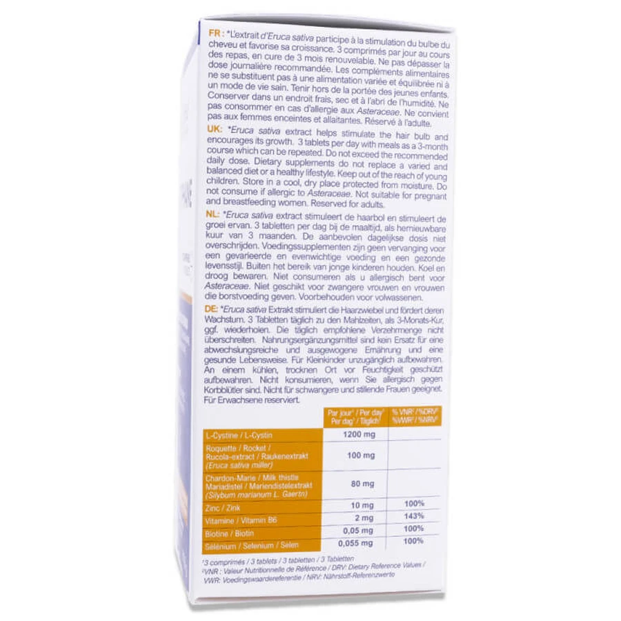CYSTIPHANE ANAGEN PARA EL CRECIMIENTO DEL CABELLO, 90 COMPRIMIDOS