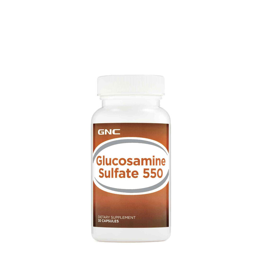 Gnc Glucosamina Sulfato 550 Mg, Glucozamina Sulfato, 30 Cps