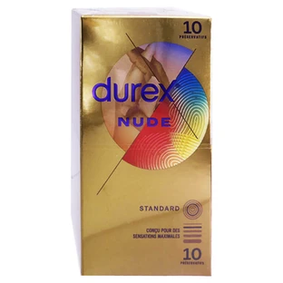 DUREX NUDE STANDARD 10 CONDOMS