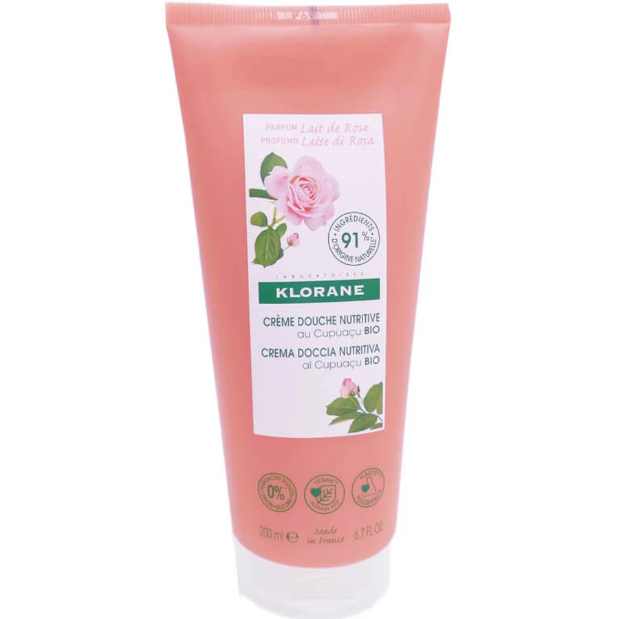 KLORANE NUTRITIVE ROSE MILK SHOWER CREAM 200ML