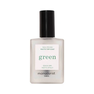 MANUCURIST GREEN MATTE TOP COAT 15 ml