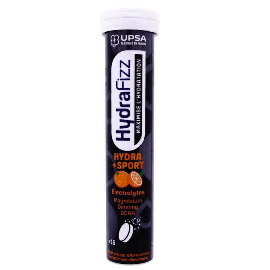 UPSA HYDRAFIZZ HYDRA + SPORT, SINAASAPPELSMAAK, 16 TABLETTEN