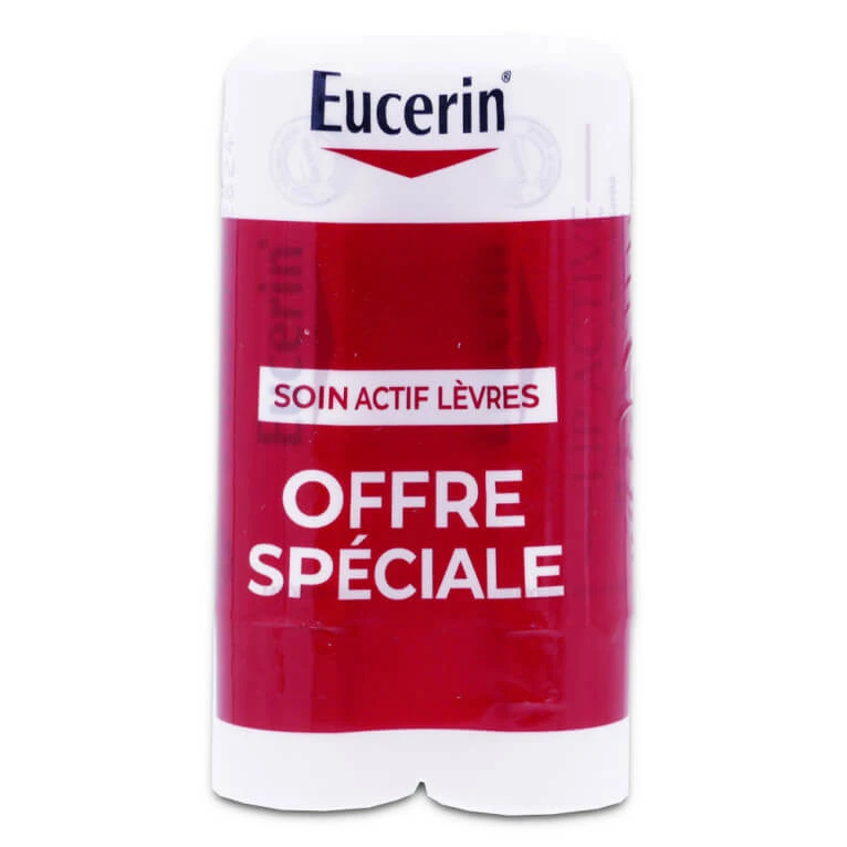 EUCERIN ACTIVE LIP CARE, VERPAKKING VAN 2 X 4,8 G