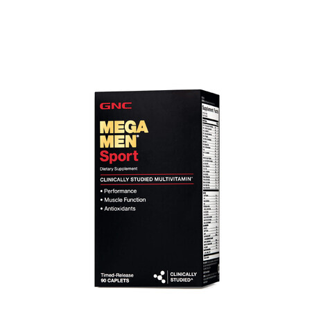 Gnc Mega Men Sport, Complex De Multivitamine Pentru Barbati, 90 Tb