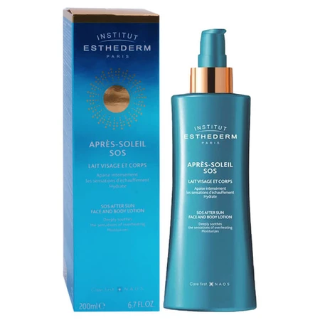 ESTHEDERM SOS LAPTE DUPĂ EXPUNERE LA SOARE PENTRU FAȚĂ ȘI CORP 200 ML