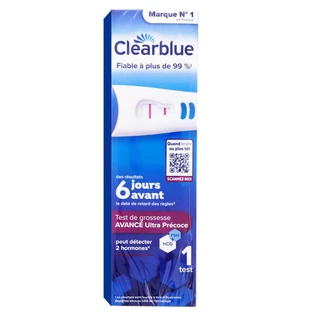 TEST DE EMBARAZO ULTRAPRECOZ CLEARBLUE ADVANCED, 1 TEST