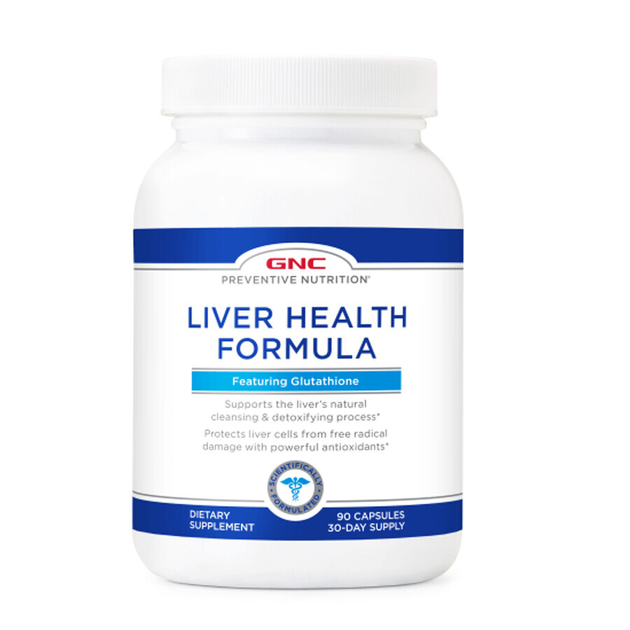 Gnc Preventive Nutrition Liver Health, Liver Health Formula, 90 Cps