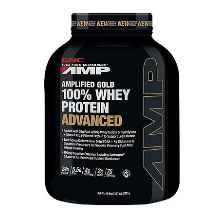 Gnc Pro Performance Versterkt Goud Geavanceerd Wei-eiwit met Chocoladesmaak, 2325 G