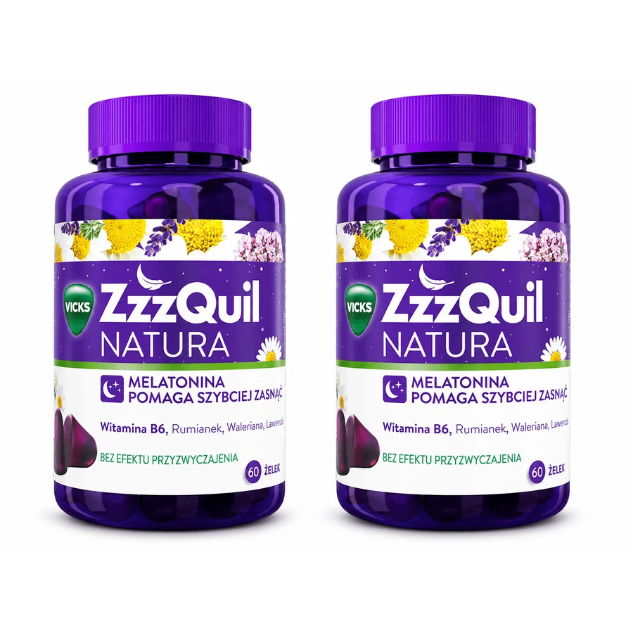 ZzzQuil Natura, Gummibonbons, 2 x 60 Stück