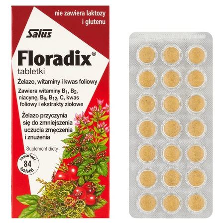 Floradix Eisen und Vitamine, 2 x 84 Tabletten