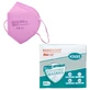 Barbeador High-Protection FFP2/KN95 Mask, Pink, 20-pack