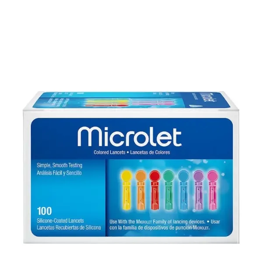 Ascensia Microlet Blutzucker-Teststreifen, 100er-Packung