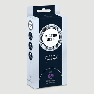 Mister Size Pure Feel-condooms 69 mm - 10 stuks