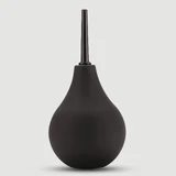 Große Silikon-Analdusche für Anfänger, 224 ml – Schwarz
