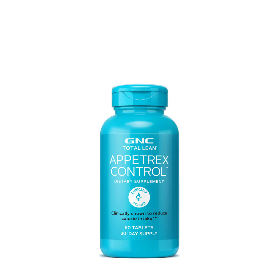 Gnc Total Lean Appetrex Control, Fórmula de reducción del apetito Appetrex, 60 Tb