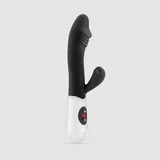 „My First Rabbit“ – wiederaufladbarer Silikon-Rabbit-Vibrator – Schwarz