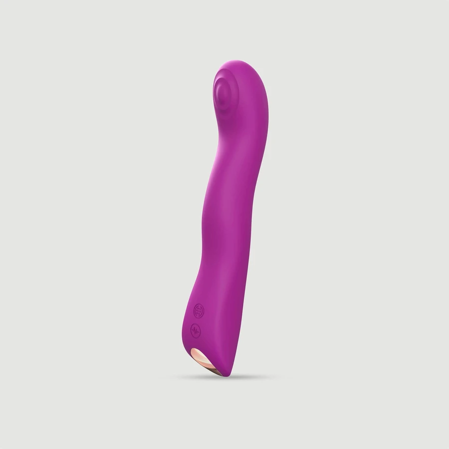 Vibratore flessibile Swap Premium in silicone con 3 motori e funzione "tapping" - Viola