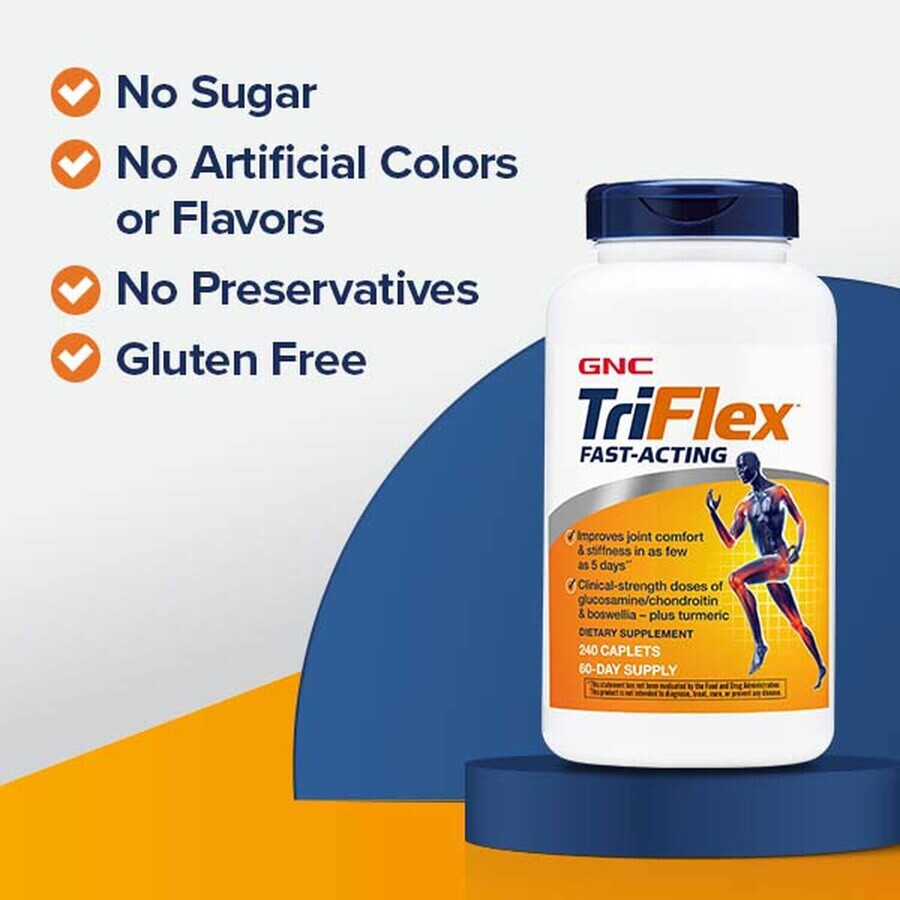 Triflex fast-acting Nahrungsergänzungsmittel, 240 Tabletten, GNC