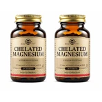 Magnesiumchelat 100 mg, 2 x 100 Tabletten, Solgar
