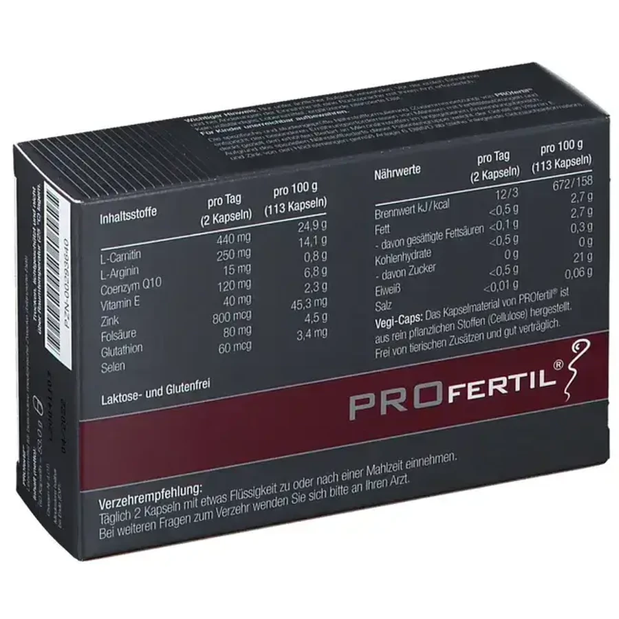 Profertil dla mężczyzn, 2x60 kapsułek, Lenus Pharma: ceny i cechy