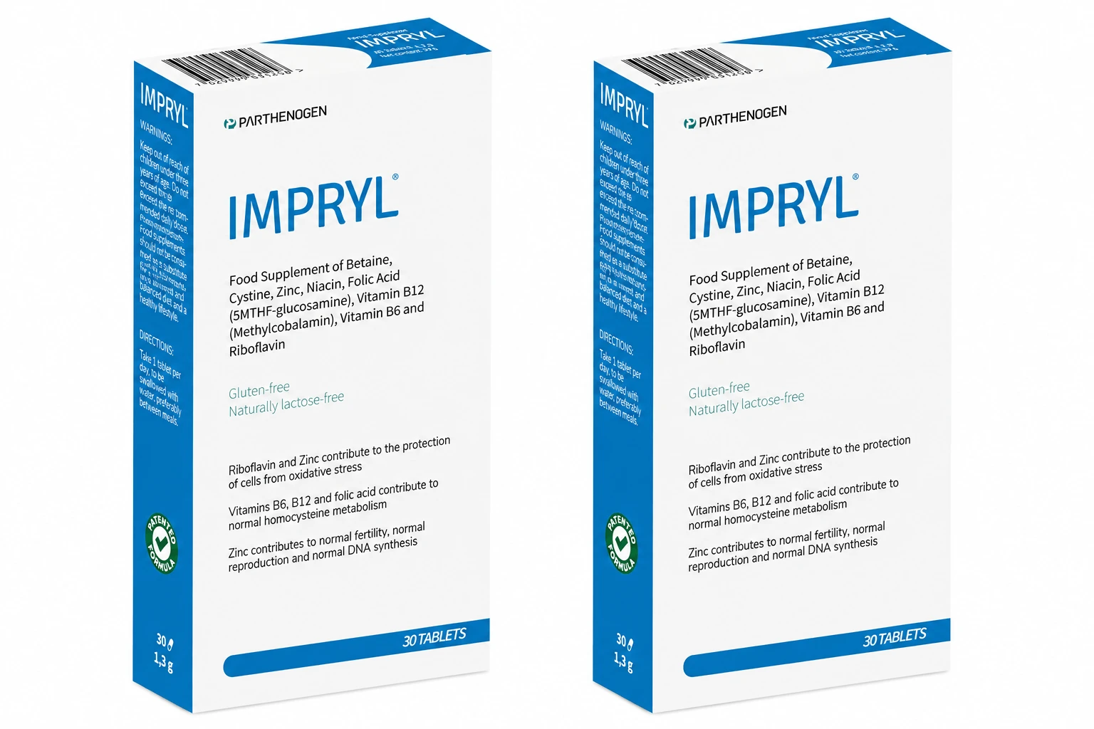 Impryl, 2 x 30 tabletten, Parthenogen