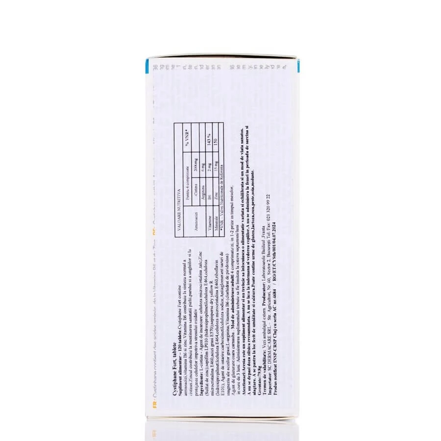 Cystiphane pentru pǎr şi unghii, 2x120 comprimate, Bailleul