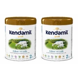 Kendamil Goat 2 - Latte di proseguimento a base di latte di capra, da somministrare dopo i 6 mesi, 2 confezioni da 800 g, Kendal Nutricare