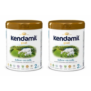 Kendamil Goat 2 Opvolgmelk met geitenmelk, voor gebruik vanaf 6 maanden, 2 x 800 g, Kendal Nutricare