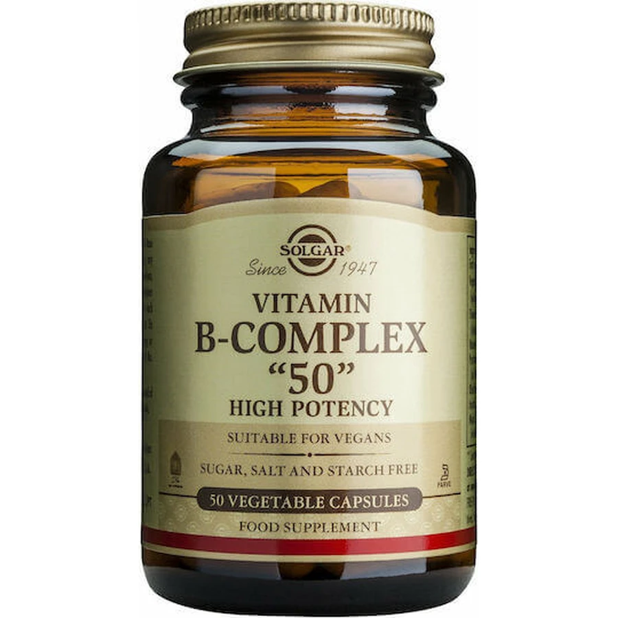 Solgar B-Complex "50" , 2x50 cápsulas vegetales