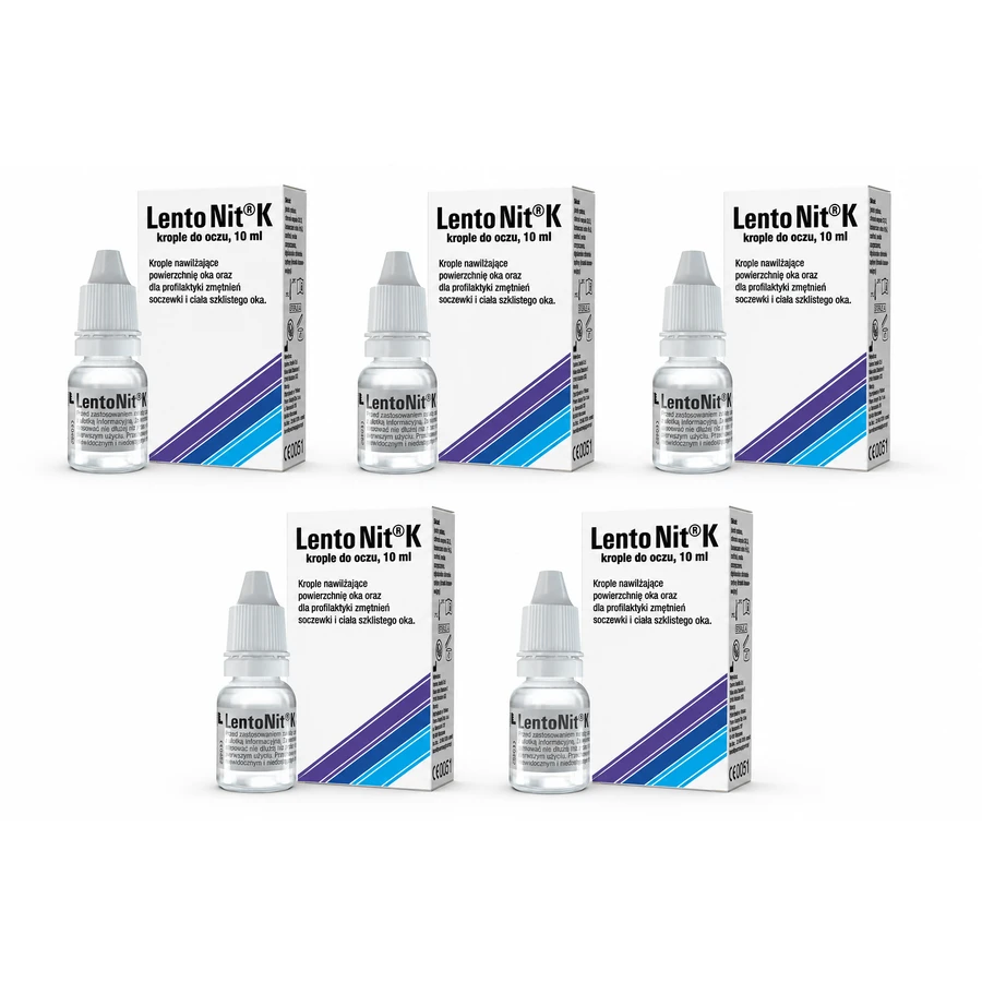LentoNit K, colirio, 5x10 ml