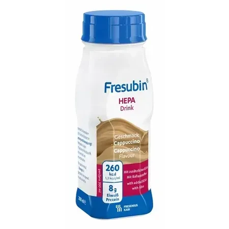 Fresubin Hepa Trinknahrung, Cappuccino, 8x200 ml, Fresenius Kabi 
