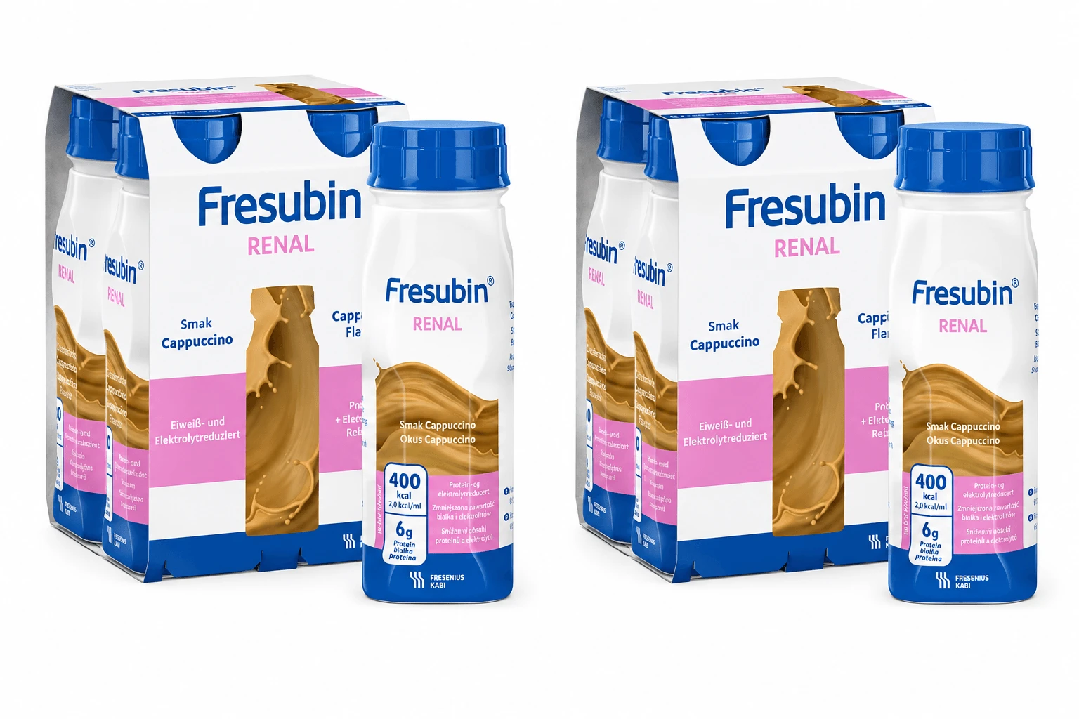 Fresubin Renal, voedingspreparaat, cappuccinosmaak, 8x200 ml