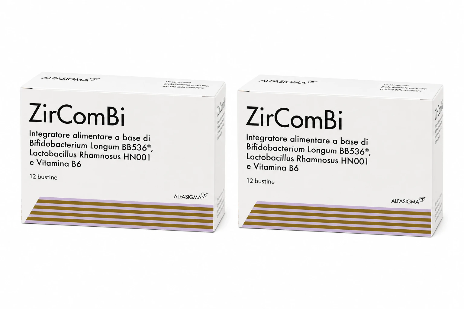 ZirComBi, 2 x 12 verpakkingen, Alfasigma