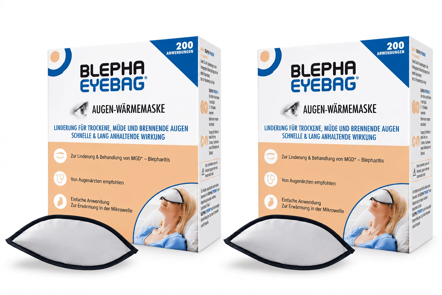 Blepha Oogzak oogverwarmend masker 2 st