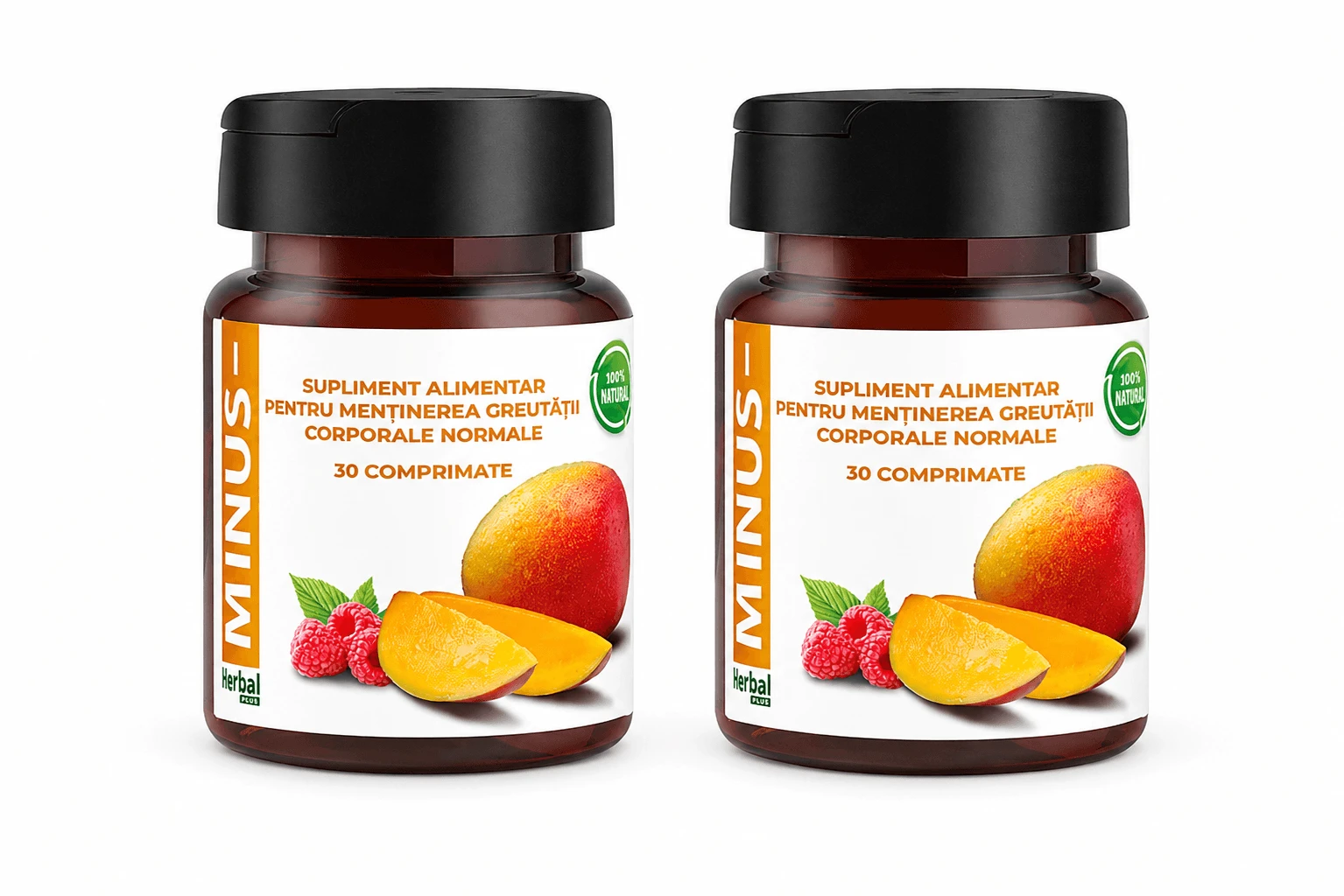Minus Voedingssupplement voor het behoud van een normaal lichaamsgewicht, 2x30 tabletten, Herbal New Life