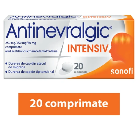 Antinevralgic Intensiv, 2x20 compresse, Sanofi