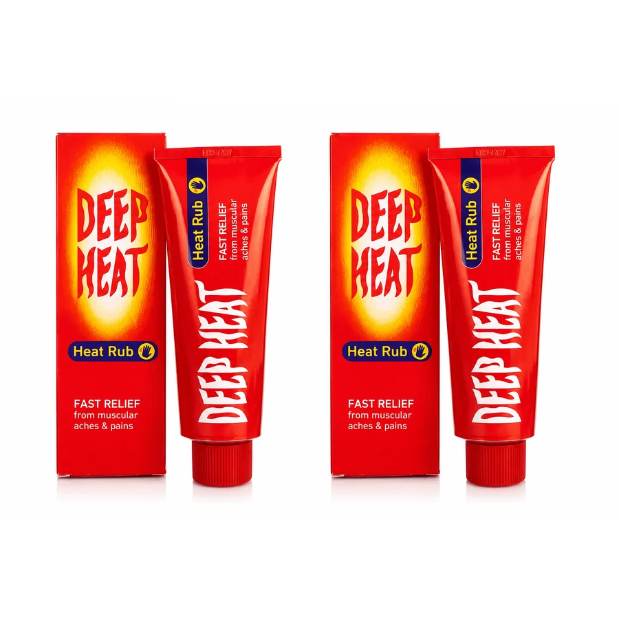 Deep Heat Rub Creme, 2x67 g, Mentholatum
