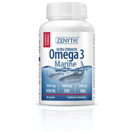 Omega 3 Marine, 2x60 kapsułek, Zenyth: ceny i cechy
