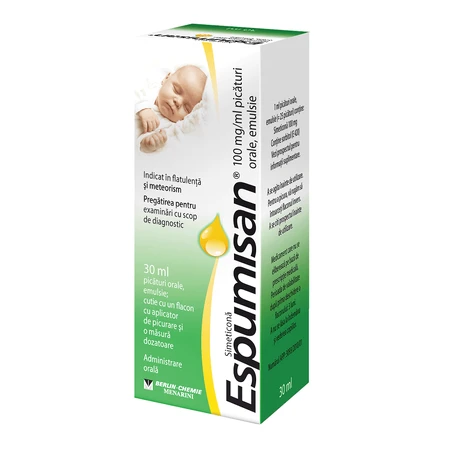 Espumisan 100 mg gocce, 2x30 ml, Berlin-Chemie