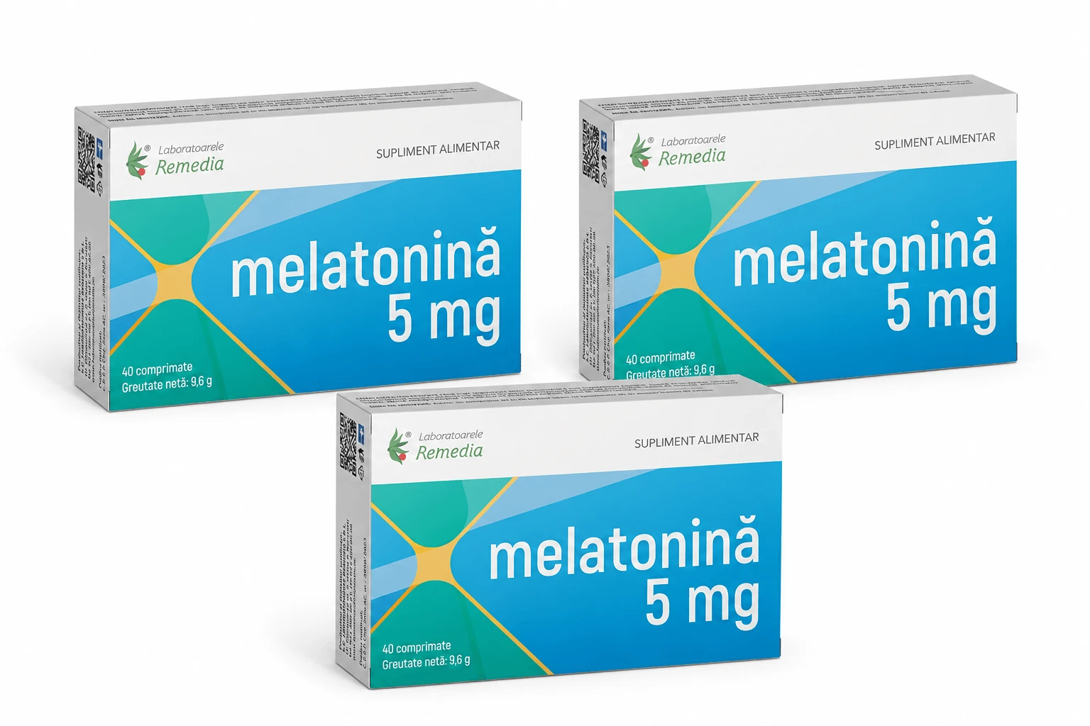 Melatonine, 5 mg, 3x40 tabletten, Remedia