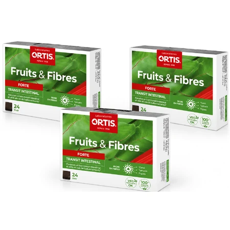 Fructe & Fibre Forte 3x24 cuburi