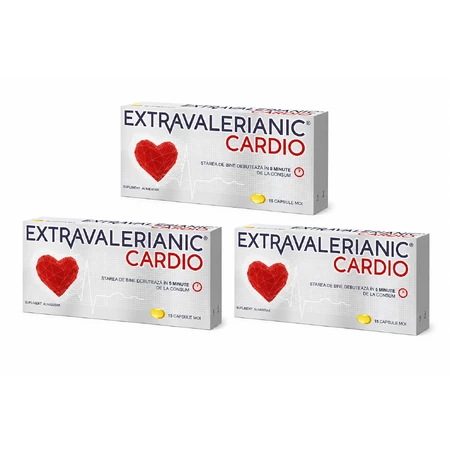 Extravalerianic Cardio, 3x15 kapsułek, Biofarm: ceny i cechy