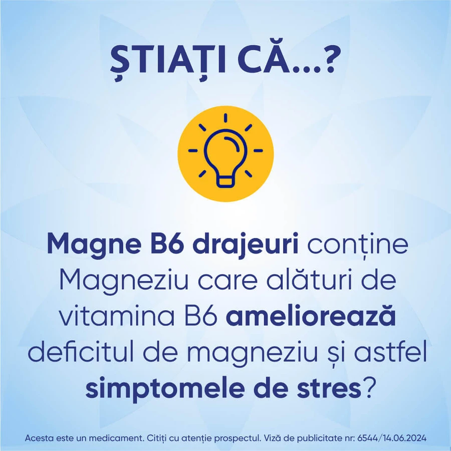 Magne B6, 2x100 drajeuri, Sanofi