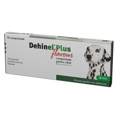 Dehinel Plus, sverminazione interna, 2x10 compresse KRKA