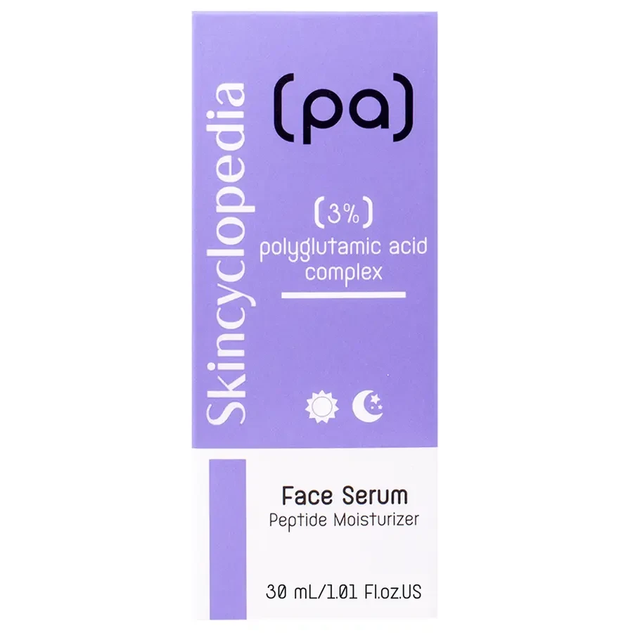 Moisturizing Serum with 3% PA Polyglutamic Acid Complex, 2x30 ml, Skincyclopedia