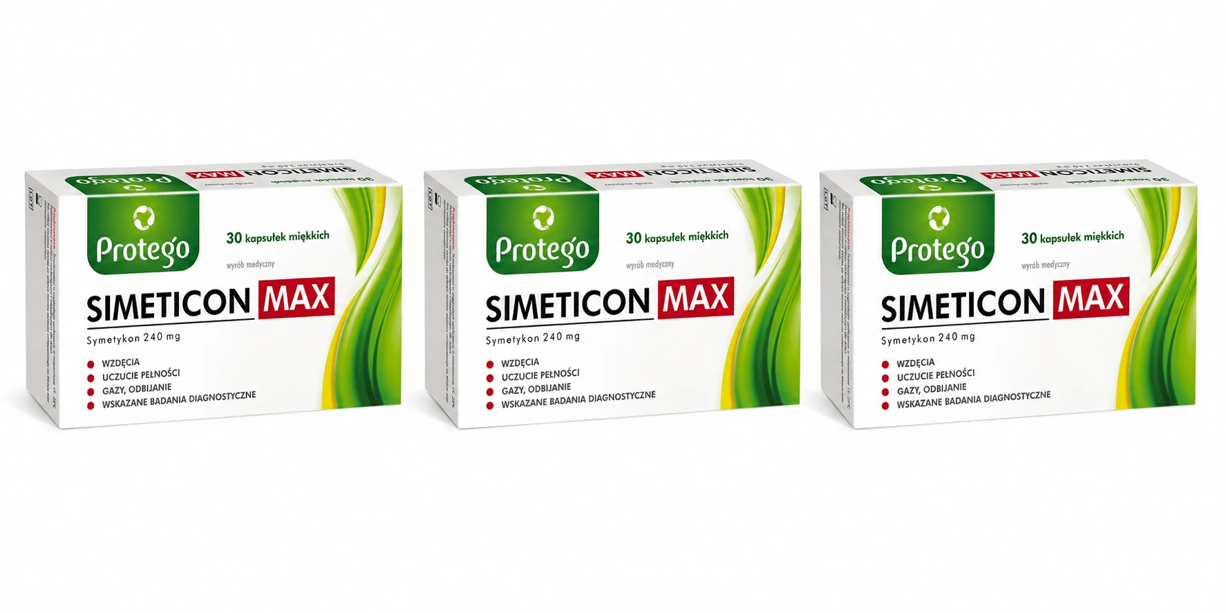 Protego Simeticon Max, 3x30 capsules